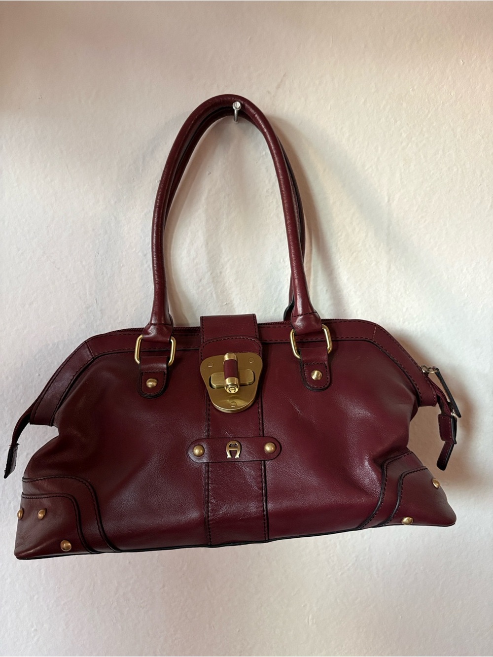 Etienne Aigner Vintage Leather Doctors Handbag